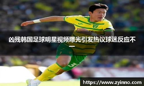 凶残韩国足球明星视频曝光引发热议球迷反应不一